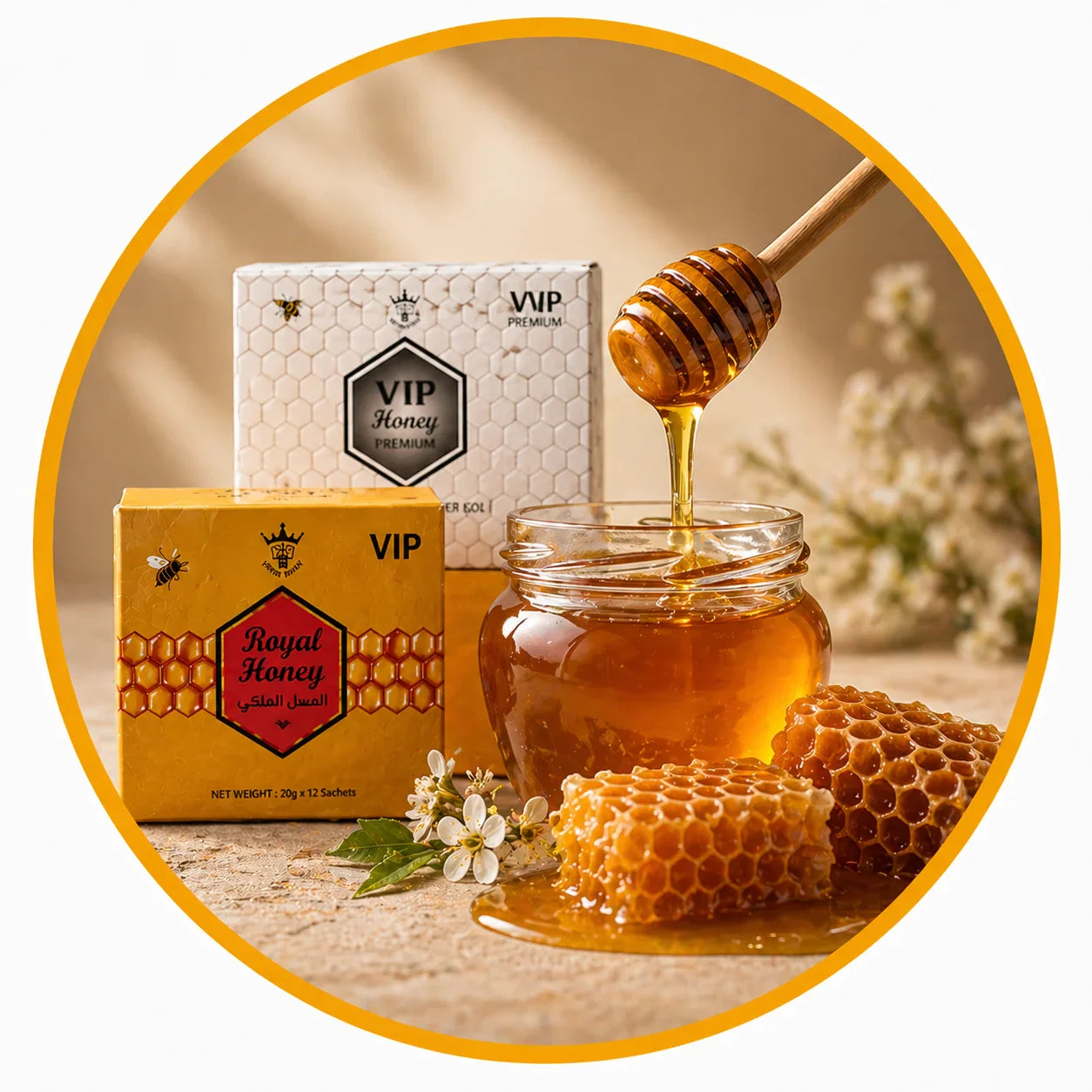 Premium Honey Wellness Collection with Natural Honey Products