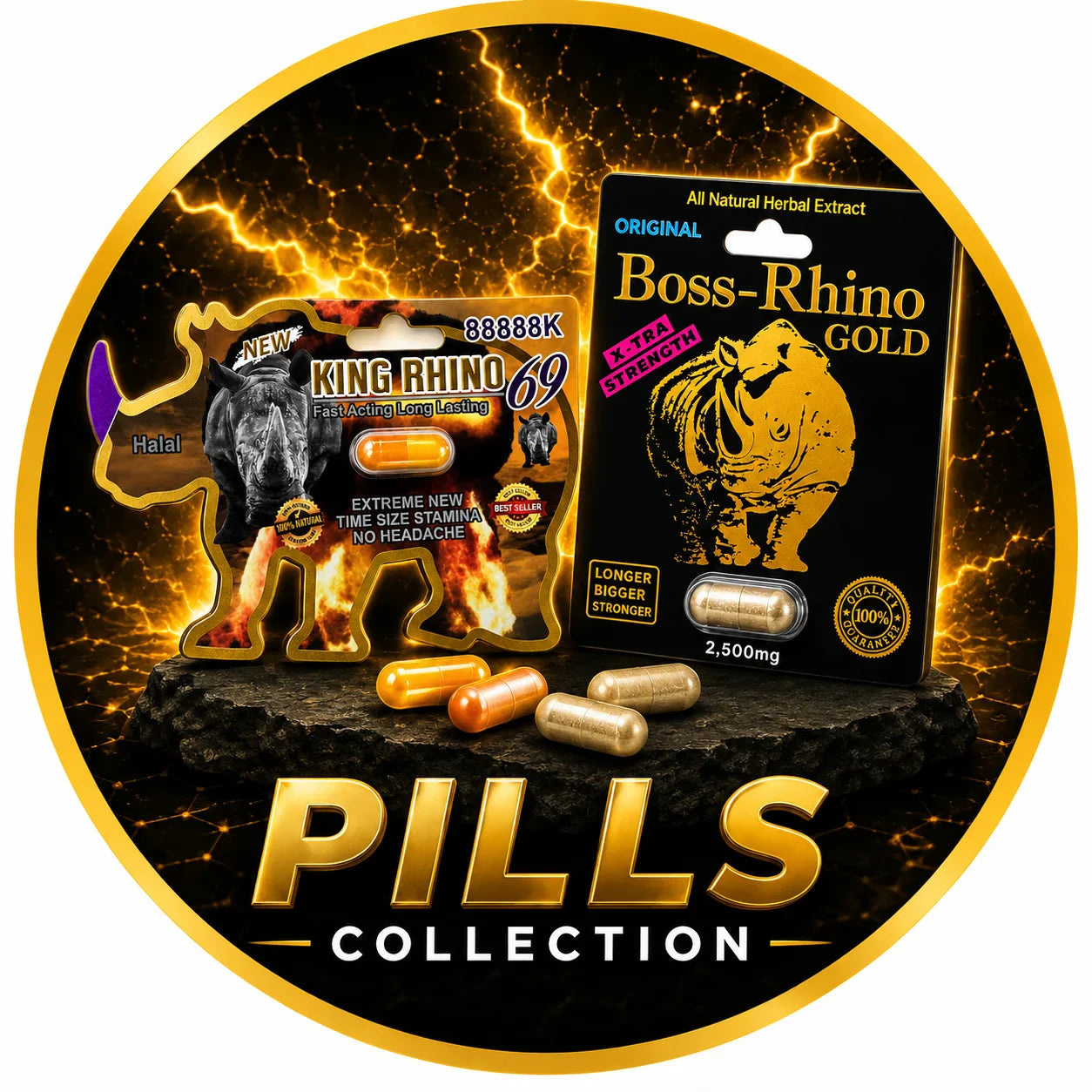 Premium Pills Collection for Energy and Wellness Support