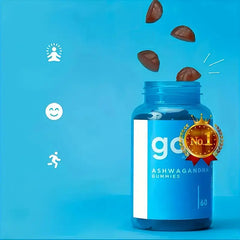 Goli® Ashwagandha & Vitamin D Gummies – 60 Count | KSM-66, Vegan, Gluten-Free, Non-GMO | Stress Relief, Relaxation & Wellness Support – Mixed Berry Flavor