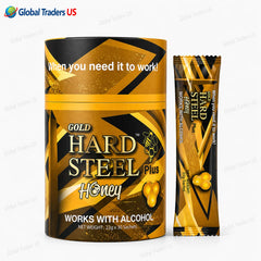 Gold Hard Steel Plus Honey Sachets 30 Count – Energy & Performance Support