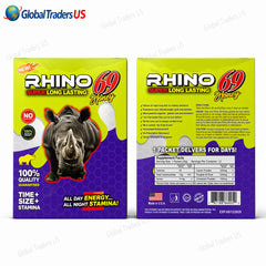 Rhino 69 Honey – Super Long Lasting Male Performance Booster | All-Day Energy & Stamina