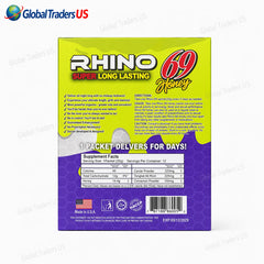 Rhino 69 Honey – Super Long Lasting Male Performance Booster | All-Day Energy & Stamina