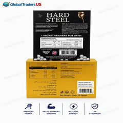 Hard Steel Honey + VIP Royal Honey 2 Pack | Premium Honey Sachets