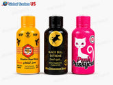 Kingdom Royal Honey, Black Bull Extreme & Pink Pussycat Liquid Shot Bundle – 3 Pack (2oz Each)