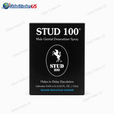 Stud 100 Delay Spray for Men – Lidocaine 9.6% Desensitizing Spray | Performance Support | 0.5 oz