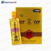 VVIP Honey Tube – Premium Natural Energy & Stamina Boost | Herbal Honey Packs (12 Pouches)