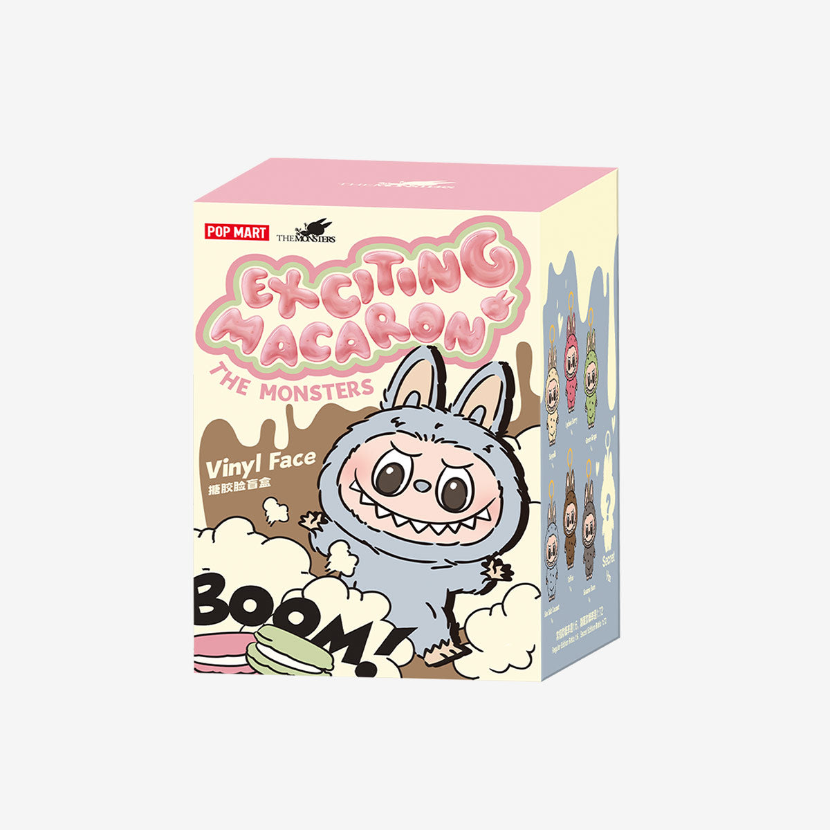 Labubu Exiting Macaron; Exclusive Pastel Art Toy Collectible