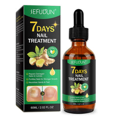 Nail Growth Serum, Ginger Nail Serum, Nails Repair Cuticles Oil, Ginger Nail Oil for Strengthen & Promote Nails Growth, Natural Plant Formula