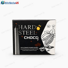 Hard Steel Choco for Men – Premium Royal Honey Chocolate | Energy, Stamina & Performance Support | 65% Cocoa | 5X Strong Formula