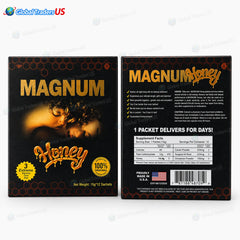 Magnum Gold Honey – 15g Sachet | 12-Pack Display