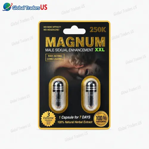 Magnum XXL 250K Premium Herbal Capsules | 2 Count Wellness Supplement