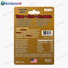 Rhino 25 Titanium 1000K+ Capsules – Pack of 2 | Men’s Wellness Supplement