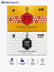 VIP Royal Honey + VVIP Honey Platinum 2 Pack | Premium Honey Sachets | Natural Energy & Stamina Support