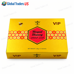 Royal Honey Royal Honey VIP Sachets for Men – Premium Honey Pack | Energy, Stamina -12 Pack