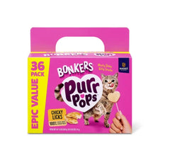 Bonkers Purr Pops Chicky Licks Freeze-Dried Chicken Cat Treats – 36 Pack Value Box