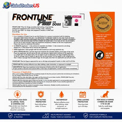 Frontline Plus for Dogs Flea & Tick Treatment – 6 Monthly Doses for Dogs 5–22 lbs | Waterproof Protection