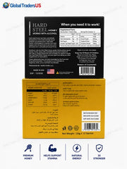 Hard Steel Honey + VIP Royal Honey 2 Pack | Premium Honey Sachets