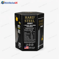 Hard Steel Honey Sachets – Natural Energy & Stamina Boost | Premium Herbal Honey Pack (24 Sachets)