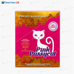 Pink Pussycat Honey for Women – 12 Tubes (22g Each) | Natural Female Vitality Booster