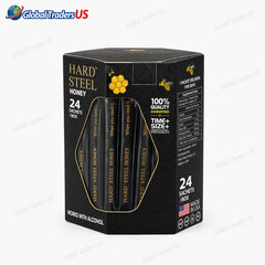 Hard Steel Honey Sachets – Natural Energy & Stamina Boost | Premium Herbal Honey Pack (24 Sachets)