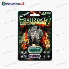 Rhino 7 Platinum 7000 Premium Herbal Capsule | Fast Acting Wellness Supplement
