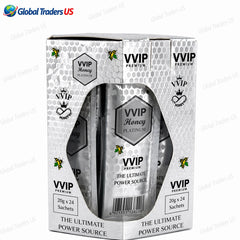 VVIP Honey Platinum Premium Energy & Vitality Honey Sachets (24 Pack)
