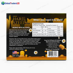 Gold Hard Steel Honey for Men – Male Enhancement & Stamina Booster Sachets