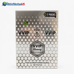 VVIP Honey Platinum Tube Packing 12 Pouches | Premium Honey Blend